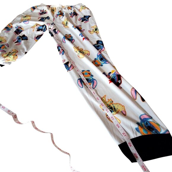 Disney Lilo & Stitch Boo Halloween Pajama Set Long Sleeve Shirt & Pants Size L - Picture 9 of 16